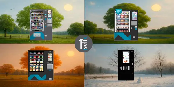 ¿Cómo afecta la estacionalidad a las ventas en vending?