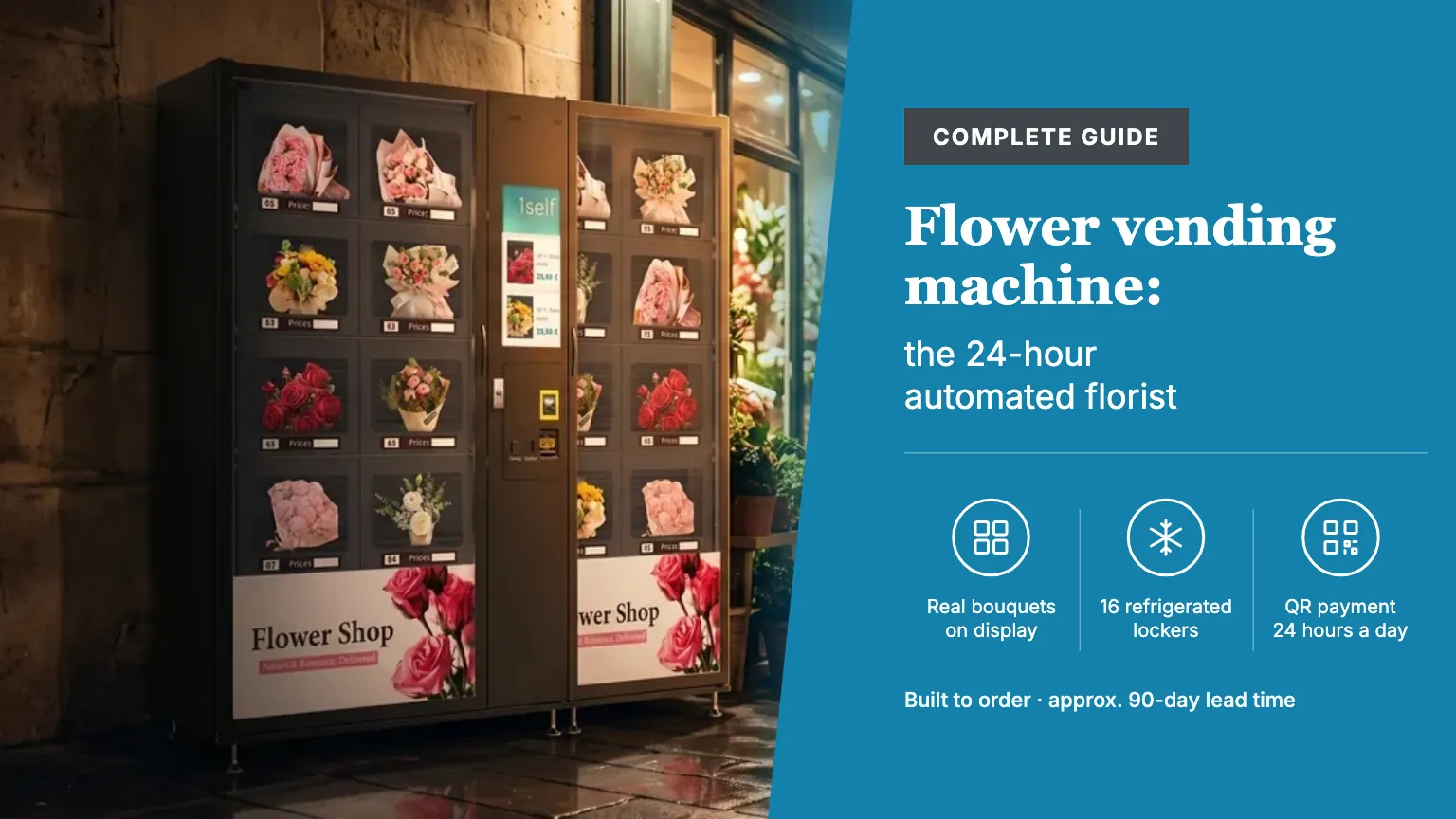 Flower Vending Machine: The 24/7 Automated Florist