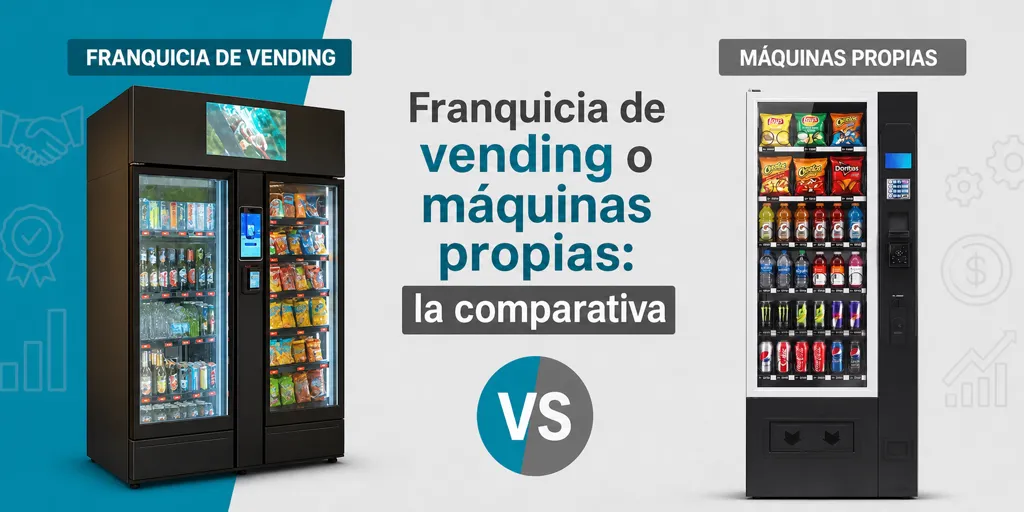 Franquicia de vending o máquinas propias: la comparativa
