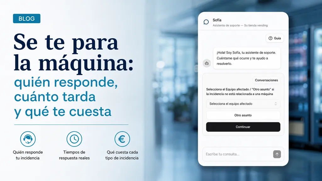 Se te para la máquina: quién responde, cuánto tarda y qué te cuesta