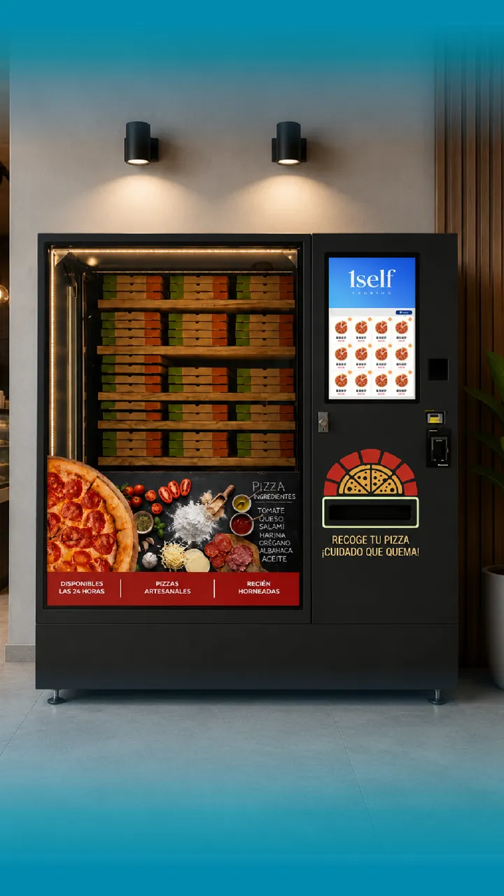 Pizza acabada de assar em minutos
